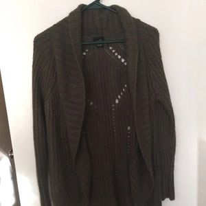 Rue 21 Olive Chunky Cardigan